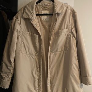Abercrombie & Fitch Nylon Shirt Jacket / Shacket